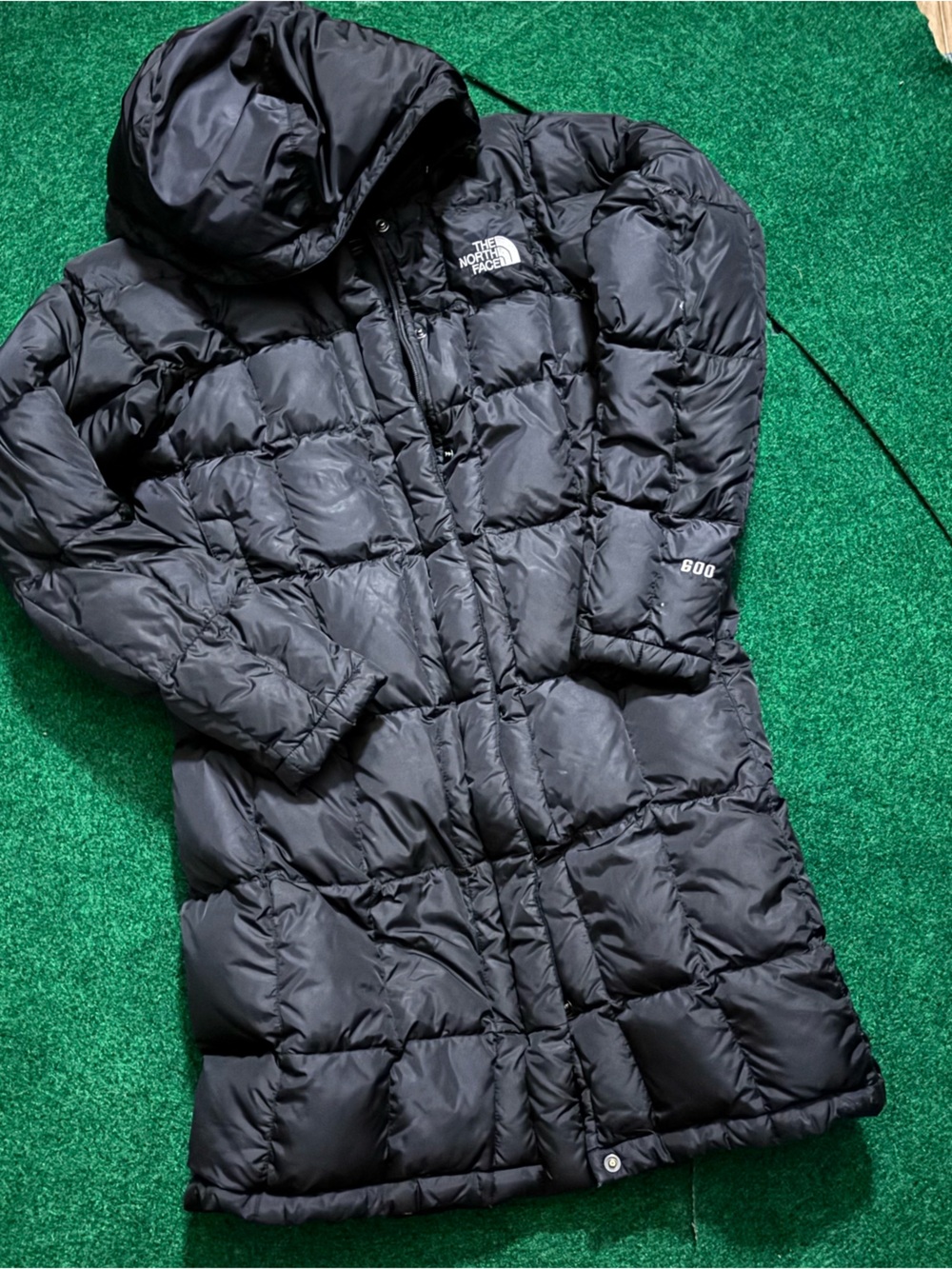 The North Face Kids Black Puffer Coat with Hood
